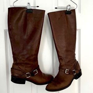 Ralph Lauren tall leather riding style boots